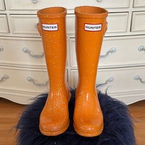 Girls hunter boots size 1/2